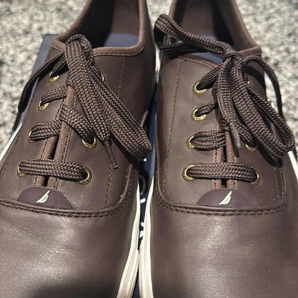 EUC Men’s Lace Oxford in brown or navy-size 12 - Picture 10 of 14